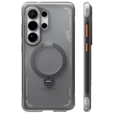 Samsung Galaxy S26 Ultra Árnyékfekete Torras Ostand Spin Air Series tok