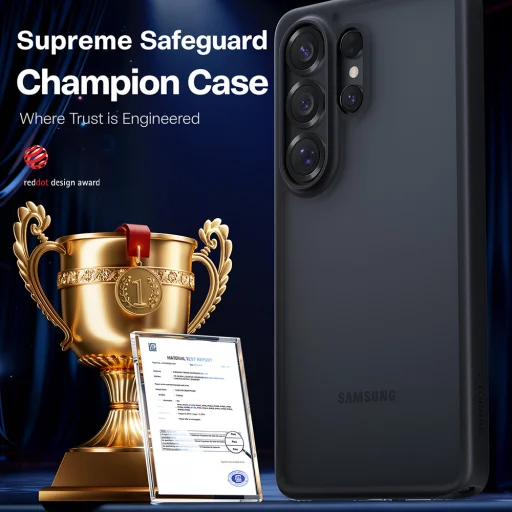 Samsung Galaxy S26 Ultra Čierny Torras Guardian Series obal - 4