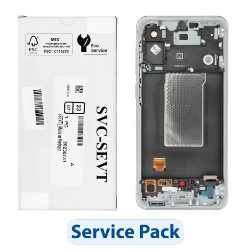 Samsung A56 5G A566B zöld ServicePack LCD kijelző - 1
