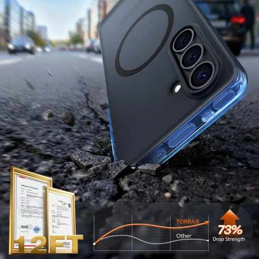 Puzdro série Torras Guardian Magnetic pre Samsung Galaxy S26 Čierny - 4