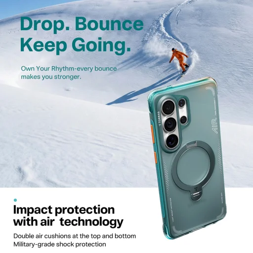 Samsung Galaxy S26 Ultra Glacier Green Torras Ostand Spin Air Series tok - 3