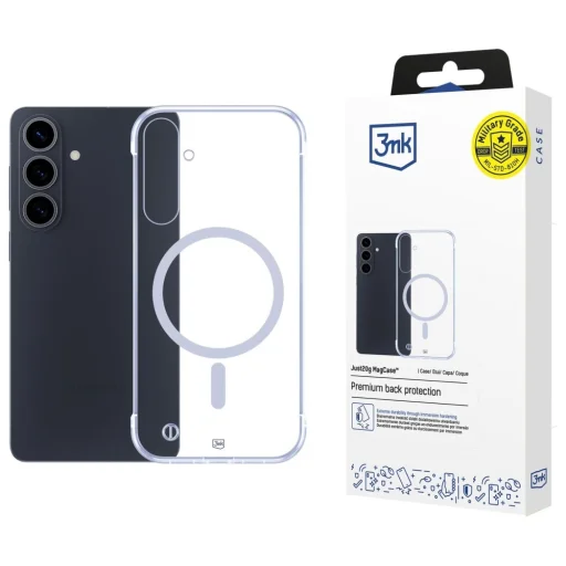 Samsung Galaxy S26 Plus Priehľadné 3mk Just20g MagCase puzdro - 1