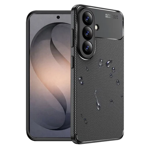 Samsung Galaxy S26 čierne Techsuit CarbonFiber puzdro - 1