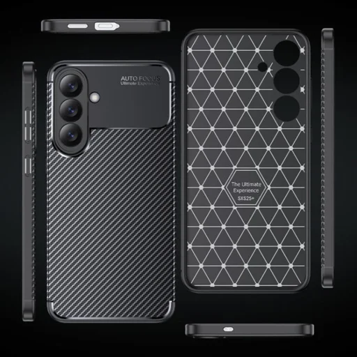 Samsung Galaxy S26 čierne Techsuit CarbonFiber puzdro - 2