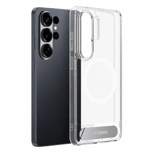 Samsung Galaxy S26 Ultra priehľadný Torras Pstand obal - 3