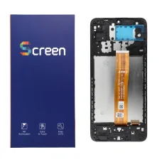 Samsung A12 OG LCD kijelző kerettel
