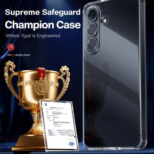 Samsung Galaxy S26 Priehľadné puzdro Torras Guardian Series - 4