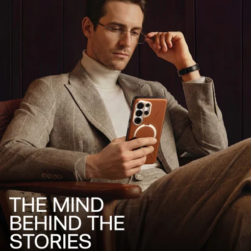 Samsung Galaxy S26 Ultra Hnedé Torras QPRO Leather Series puzdro - 5