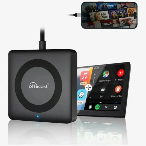 Ottocast CA361-C4 vezeték nélküli CarPlay és Android Auto adapter HDMI porttal - 2