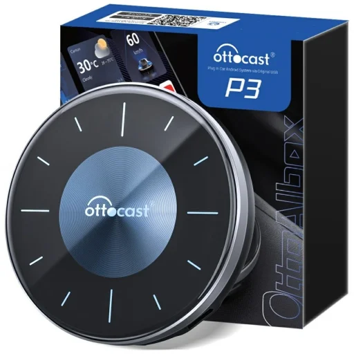 Ottocast OttoAibox P3 PCS46 bezdrôtový CarPlay a Android Auto multimediálny adaptér (Android 12) - 8