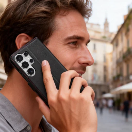 Samsung Galaxy S26 Ultra Tech-Protect Wallet puzdro, čierno-červené - 5