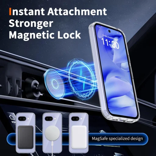 Google Pixel 10a Tech-protect Flexair Hybrid Magsafe puzdro - 5