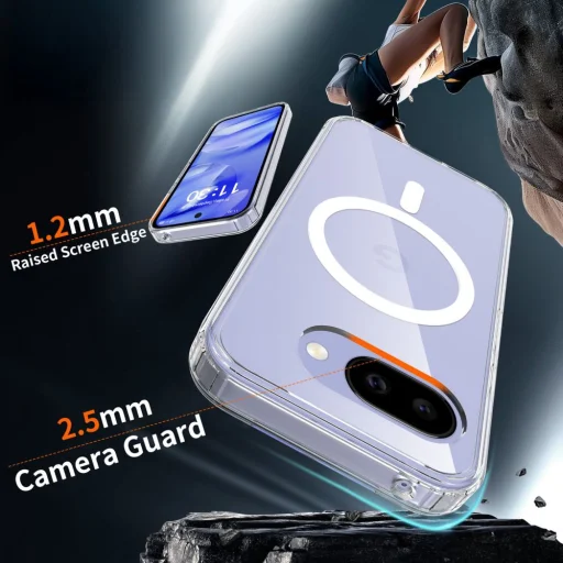 Google Pixel 10a Tech-protect Flexair Hybrid Magsafe puzdro - 3