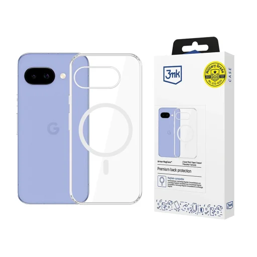 Google Pixel 10a Priehľadné 3mk Armor MagCase puzdro - 1