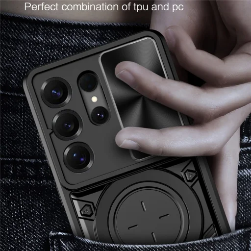 Samsung Galaxy S26 Ultra červené Techsuit CamGuard Pro puzdro - 4