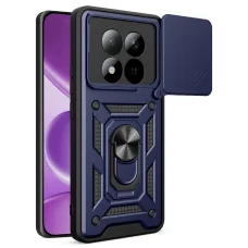 Xiaomi Redmi Note 15 Pro 4G Modré flipové puzdro zo série Techsuit CamShield