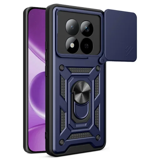 Xiaomi Redmi Note 15 Pro 4G Modré flipové puzdro zo série Techsuit CamShield - 1