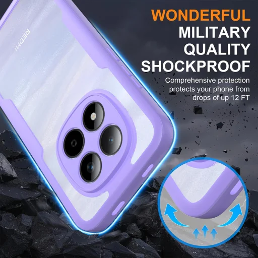 Xiaomi Redmi Note 15 Pro 5G ružový Techsuit ColorVerse 360 Series + Ochranné puzdro na displej - 4