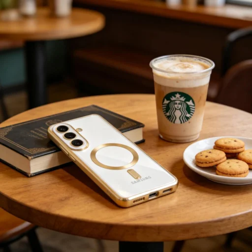 Samsung Galaxy S26 Ružový Techsuit - Luxusné Krištáľové MagSafe puzdro - 4