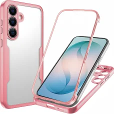 Samsung Galaxy S26 Plus Ružová Techsuit ColorVerse 360 Séria + Puzdro s ochranou displeja