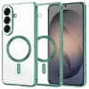 Samsung Galaxy S26 svetlozelené Techsuit - Luxusné kryštálové MagSafe puzdro thumbnail