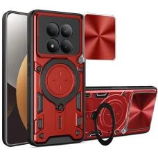 Xiaomi Redmi Note 15 Pro+ 5G / Poco M8 Pro 5G Červené puzdro Techsuit CamGuard Pro