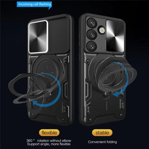 Samsung Galaxy S26 Čierny Techsuit CamGuard Pro obal - 3