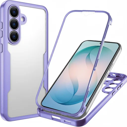 Samsung Galaxy S26 Plus Fialový Techsuit - Séria ColorVerse 360 + Ochrana displeja - 1