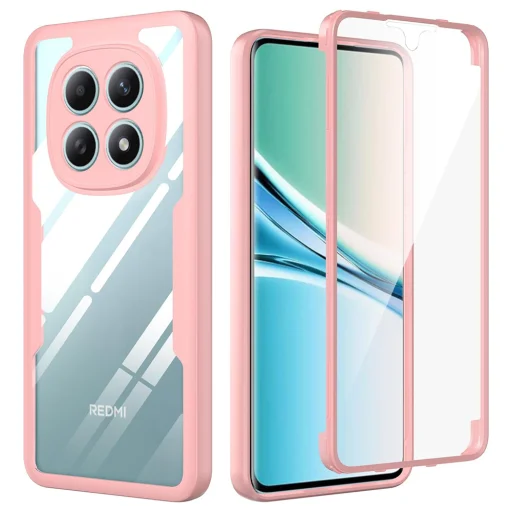 Xiaomi Redmi Note 15 4G Ružový Techsuit - ColorVerse 360 Séria + ochranné sklo na displej a puzdro - 1