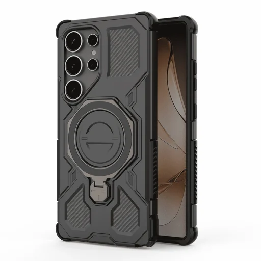 Samsung Galaxy S26 Ultra Čierny Techsuit Carbon Shield PRO obal - 1