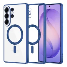 Samsung Galaxy S26 Ultra Hlboká modrá Techsuit - Luxusné Kryštálové MagSafe puzdro