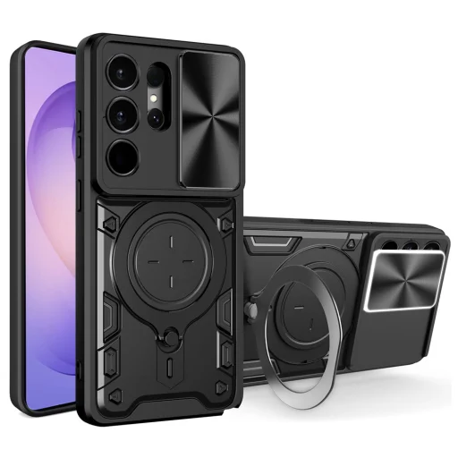 Samsung Galaxy S26 Ultra Čierna Techsuit - CamGuard Pro puzdro - 1