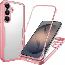 Samsung Galaxy S26 Ružový Techsuit - ColorVerse 360 Series + puzdro s ochranou displeja