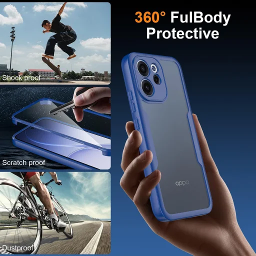 Oppo Reno15 F / Reno15 FS 5G Čierny Techsuit - séria ColorVerse 360 + ochrana displeja - 6