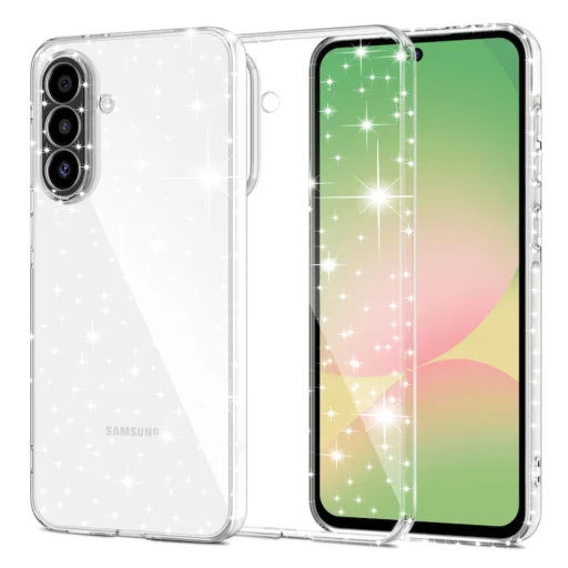 Samsung Galaxy A57 5G priehľadné puzdro Techsuit SparkleSkin Series - 1