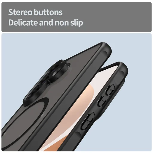 Samsung Galaxy A57 5G Čierne Techsuit - HaloFrost II MagSafe puzdro - 3