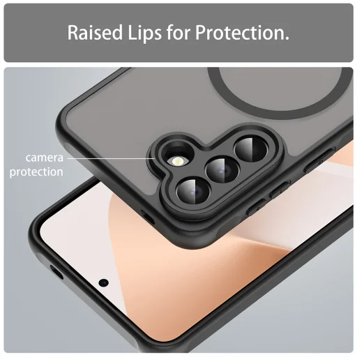 Samsung Galaxy A57 5G Čierne Techsuit - HaloFrost II MagSafe puzdro - 4
