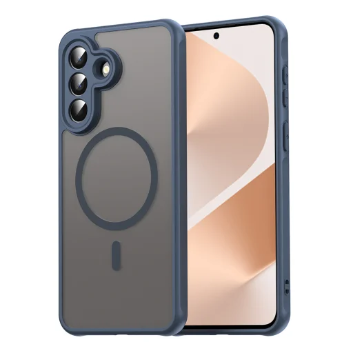 Samsung Galaxy A57 5G - Námornícka modrá Techsuit HaloFrost II MagSafe puzdro - 1