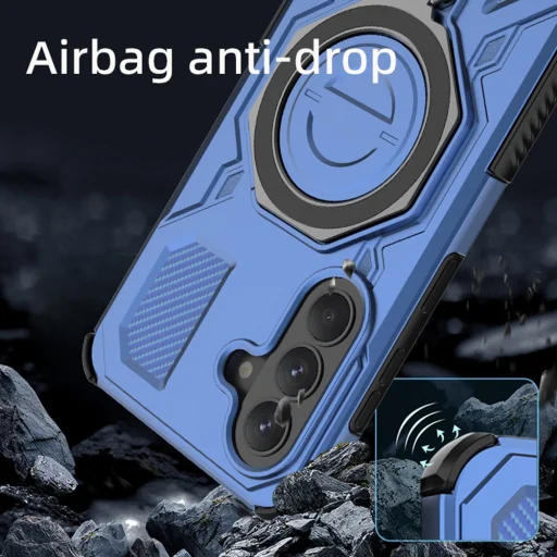  Samsung Galaxy A37 5G Fehér Átlátszó Techsuit Carbon Shield PRO tok - 4