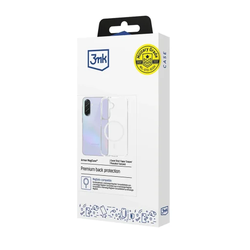 Samsung Galaxy S26 Priehľadné 3mk Armor MagCase puzdro - 7