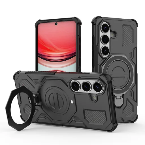 Samsung Galaxy S26 čierny Techsuit Carbon Shield PRO puzdro - 1