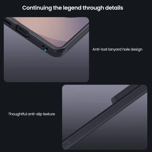 Samsung Galaxy S26 Ultra Priehľadné Čierne Nillkin CamShield PRO tvrdé puzdro - 6