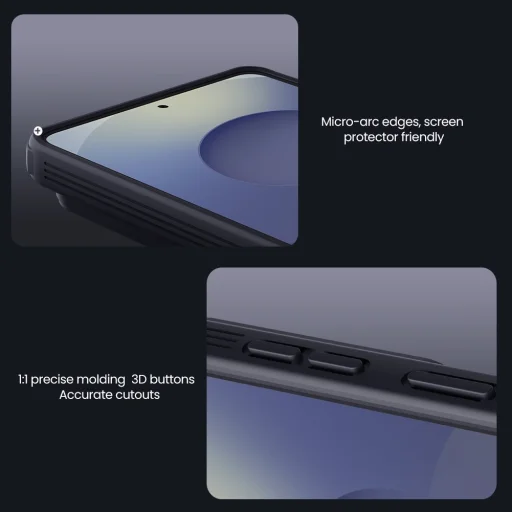 Samsung Galaxy S26 Ultra Priehľadné Čierne Nillkin CamShield PRO tvrdé puzdro - 7