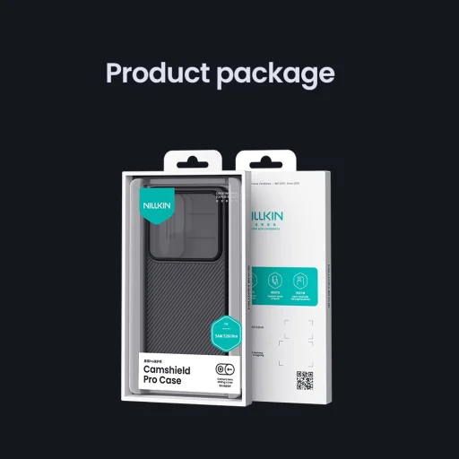 Samsung Galaxy S26 Ultra Priehľadné Čierne Nillkin CamShield PRO tvrdé puzdro - 9