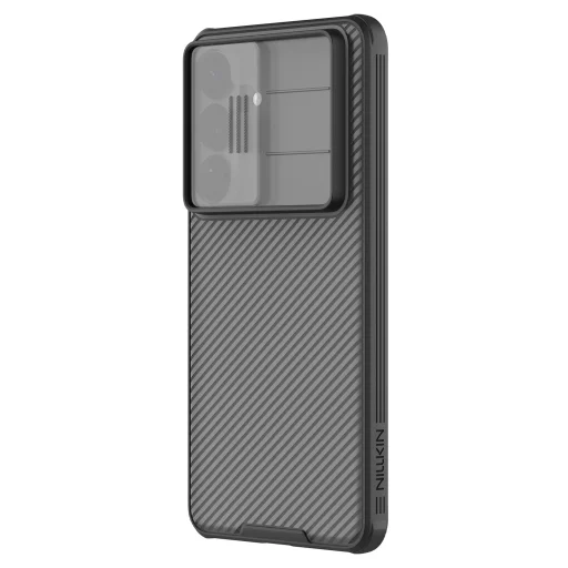 Samsung Galaxy S26+ Priehľadné čierne Nillkin CamShield PRO tvrdé puzdro - 2