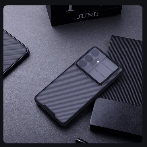 Samsung Galaxy S26+ Priehľadné čierne Nillkin CamShield PRO tvrdé puzdro - 8