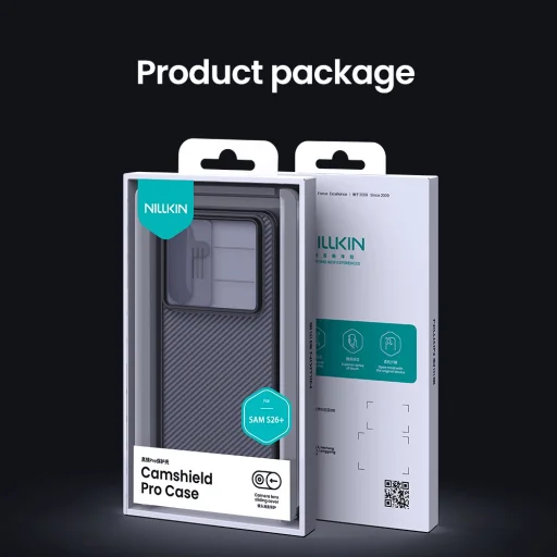 Samsung Galaxy S26+ Priehľadné čierne Nillkin CamShield PRO tvrdé puzdro - 9