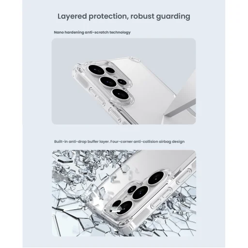 Samsung Galaxy S26 Ultra Priehľadné Nillkin Nature TPU PRO puzdro - 6