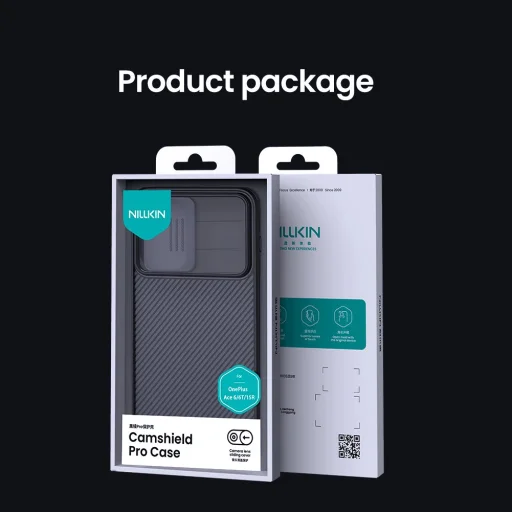 OnePlus 15R Priehľadné čierne Nillkin CamShield PRO tvrdé puzdro - 9