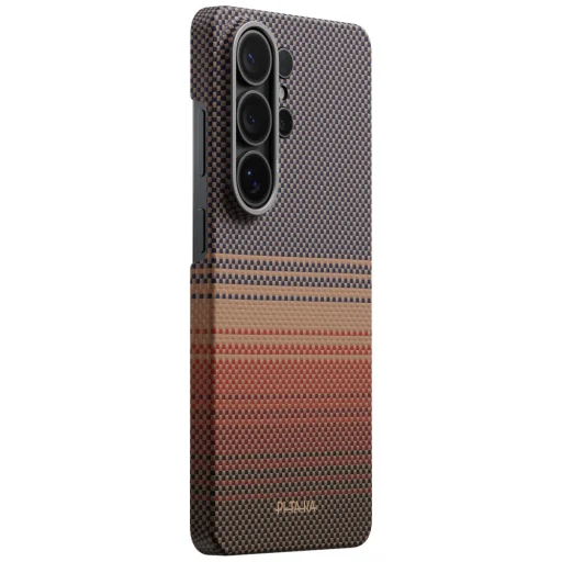 Puzdro PITAKA Edge Case s MagSafe pre Samsung Galaxy S26 Ultra, západ slnka - 2